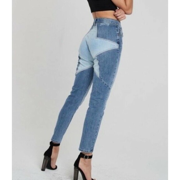 Revice Denim Star Skinny Jeans Size 26 High Rise Medium Wash (B3 - Picture 1 of 9